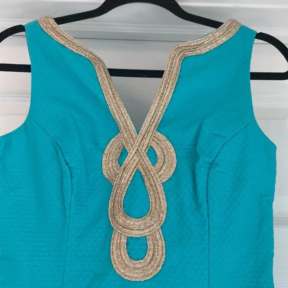 Aqua Green Lily Pulitzer Shift Dress - Picture 2 of 7